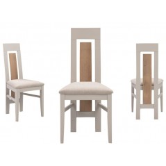 AM Rimini Painted D Chair Beige